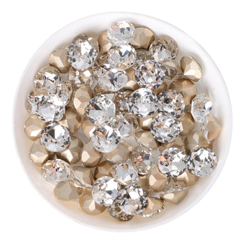 Crystal XIRIUS Chaton Shape Glass Pointed Back Fancy Rhinestones WholesaleRhinestone
