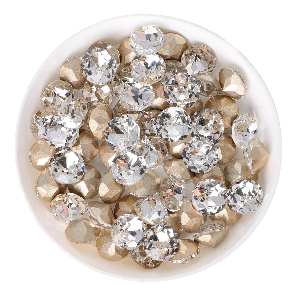 Crystal XIRIUS Chaton Shape Glass Pointed Back Fancy Rhinestones