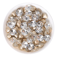 Crystal XIRIUS Chaton Shape Glass Pointed Back Fancy Rhinestones WholesaleRhinestone