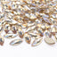 Golden Shadow Navette Shape High Quality Glass Beveled Flat Back Rhinestones WholesaleRhinestone
