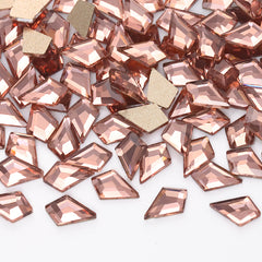 Arrow Shape Champagne Flat Back Fancy Rhinestones WholesaleRhinestone