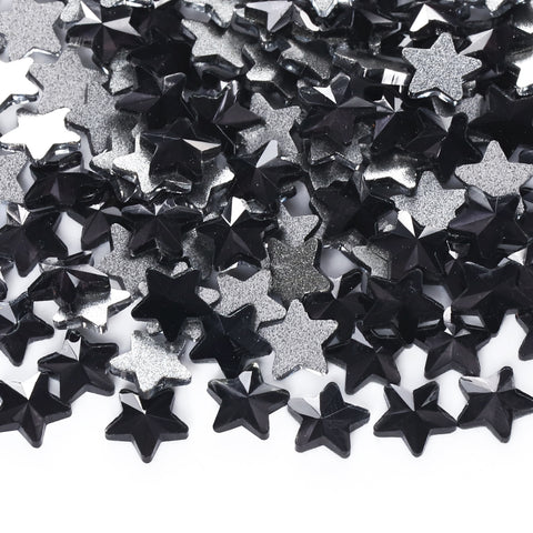 Star Shape Black Flat Back Fancy Rhinestones Secondary image