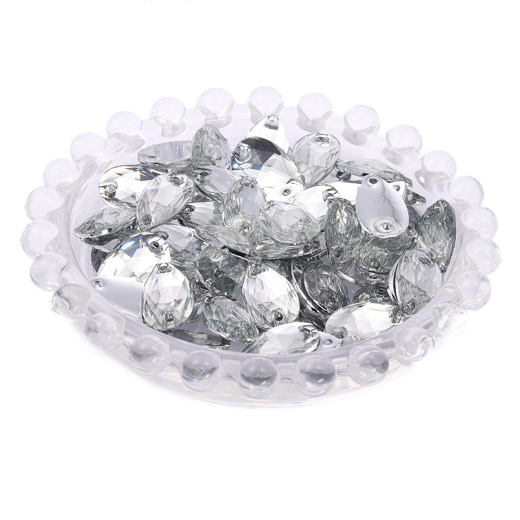 Drop Crystal Resin Sew-on Rhinestones For Dance Costume WholesaleRhinestone