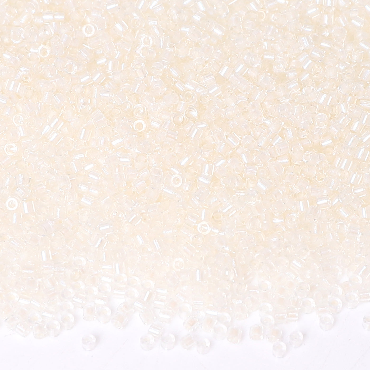 Transparent Color Lined White Hight Quality Glass Cylinder Seed Beads 1.6 MM Size DJS5001 WholesaleRhinestone Main image