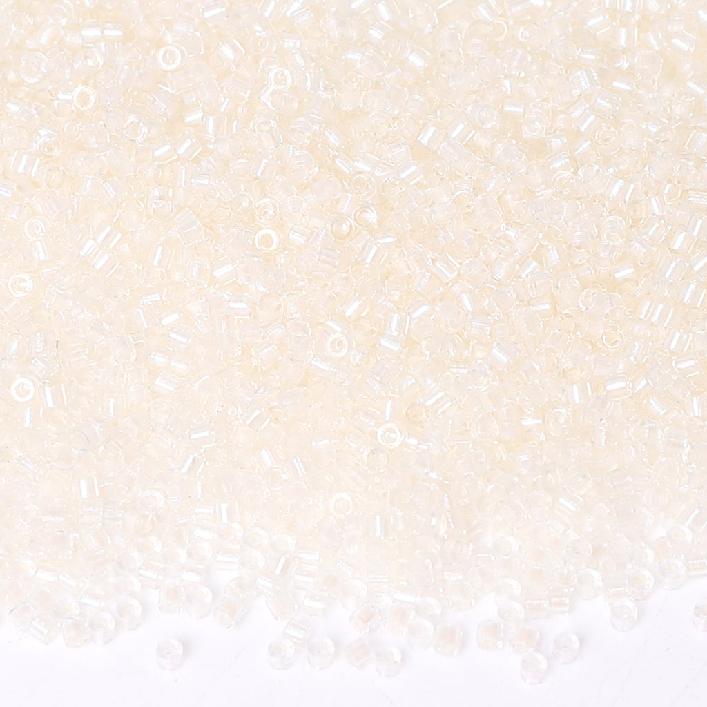 Transparent Color Lined White Hight Quality Glass Cylinder Seed Beads 1.6 MM Size DJS5001 WholesaleRhinestone