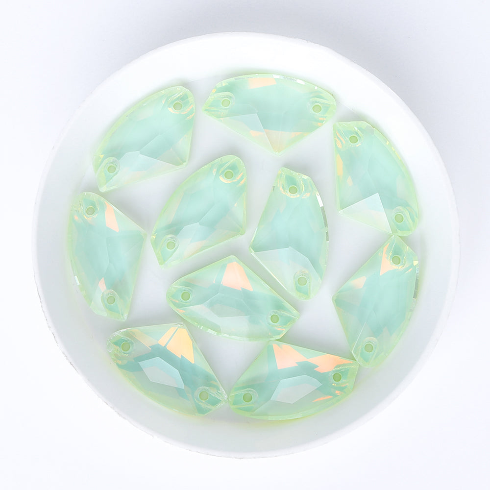 Light Azore AM Galactic Shape High Quality Glass Sew-on Rhinestones WholesaleRhinestone
