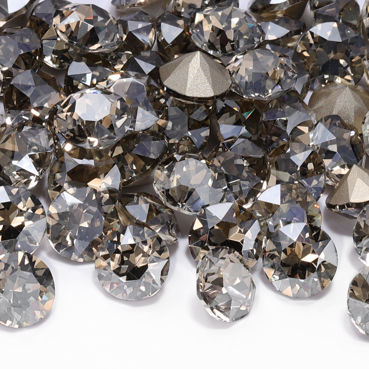 Satin xirius chaton form høykvalitets glass spiss tilbake fancy rhinestones Secondary image