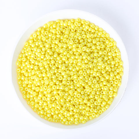 Glass Galvanized Seed Beads 12/0 Size 1.8mm GA-1065 Color Secondary image