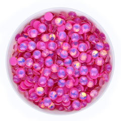 Mocha Opal Dk Rose Glass Flat Back Rhinestones WholesaleRhinestone