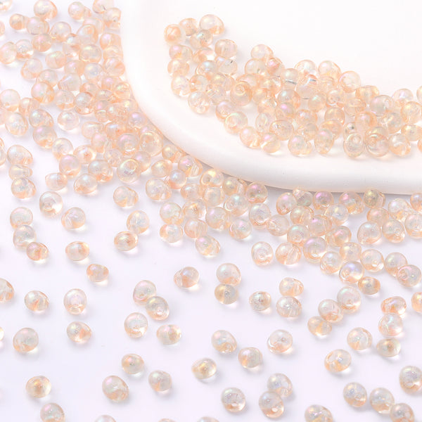 Various Colors Transparent AB Drop Shape Glass Seed Beads WholesaleRhinestone