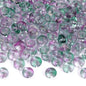 Various Colors Transparent Candy Series Lucky Buckle Shape Glass Seed Beads WholesaleRhinestone