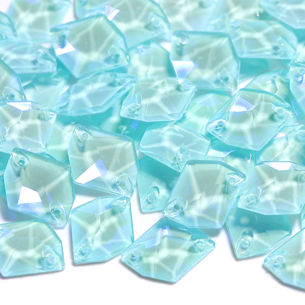 Electric Neon Light Azore Cosmic Shape High Quality Glass Sew-on Rhinestones WholesaleRhinestone