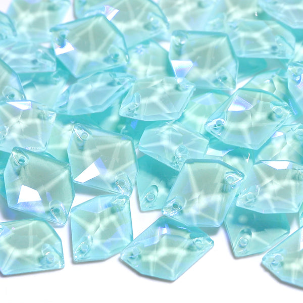 Electric Neon Light Azore Cosmic Shape High Quality Glass Sew-on Rhinestones WholesaleRhinestone