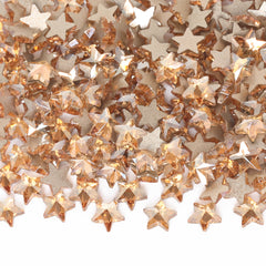 Star Shape Golden Shadow Flat Back Fancy Rhinestones WholesaleRhinestone