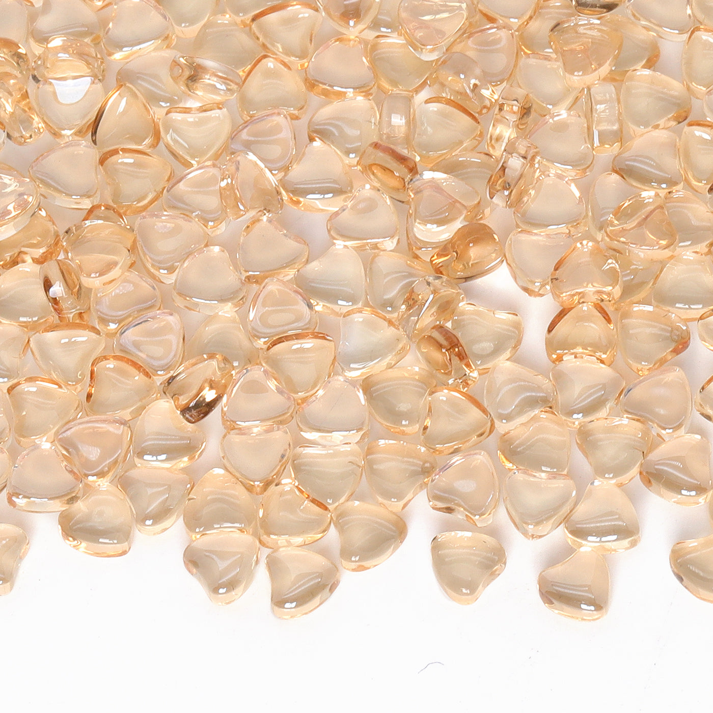 Heart Shape Golden Shadow Flat Back Fancy Rhinestones WholesaleRhinestone