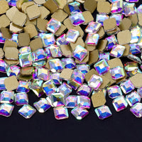 Concise Hexagon Shape Crystal AB Flat Back Fancy Rhinestones WholesaleRhinestone