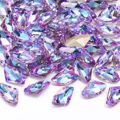 Vitrail Light Galactic Shape High Quality Glass Pointed Back Fancy Rhinestones