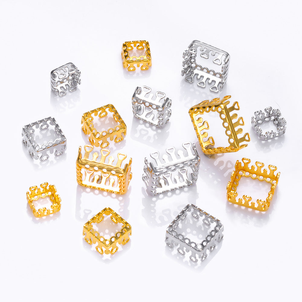 Princess Square Shape High-Quality Sew-on Nest Hollow Claw For Rhinestone Claw settings