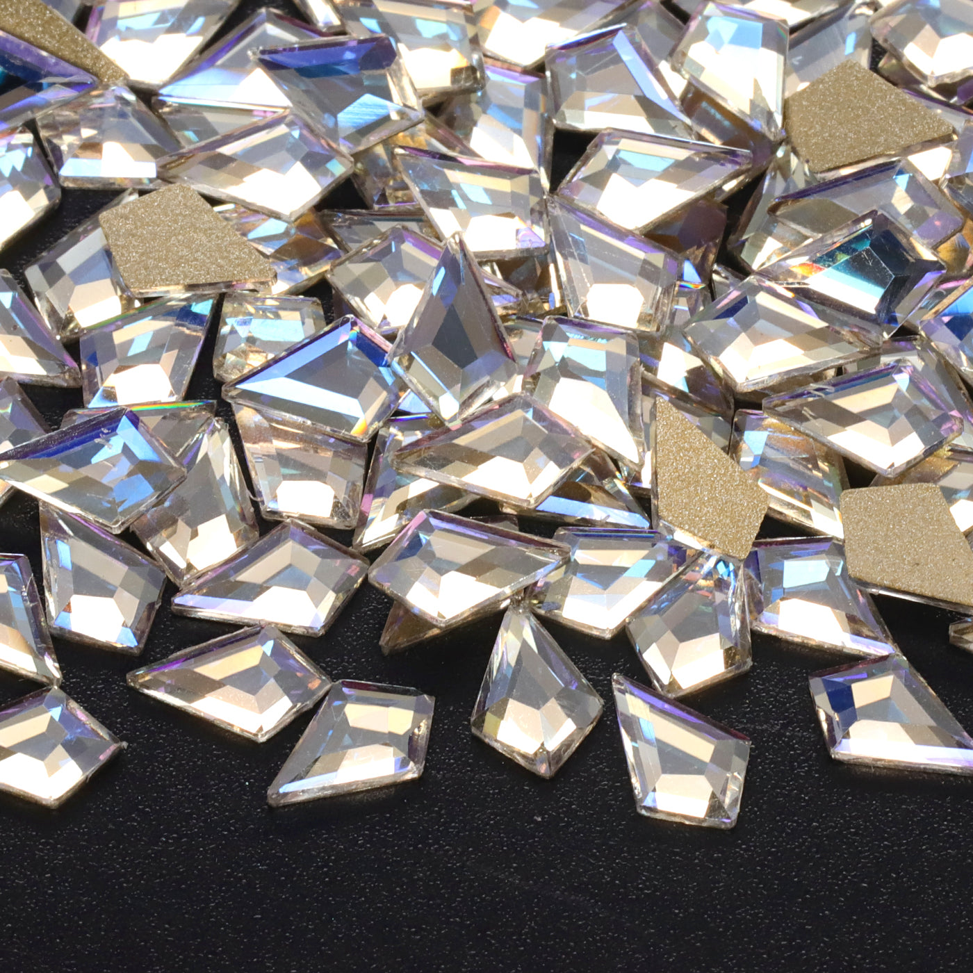 Arrow Shape Blue Moonlight Flat Back Fancy Rhinestones WholesaleRhinestone Imagen principal del producto