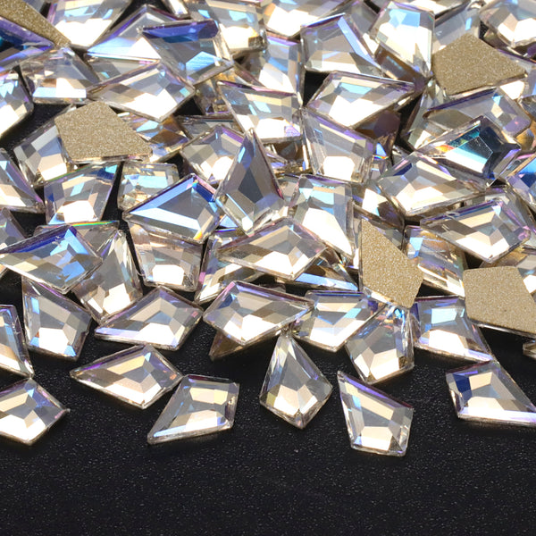 Arrow Shape Blue Moonlight Flat Back Fancy Rhinestones WholesaleRhinestone