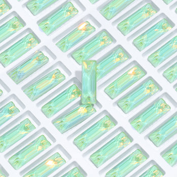 Light Azore AM Cosmic Baguette Shape High Quality Glass Sew-on Rhinestones WholesaleRhinestone