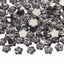 5 leaf plum blossoms Shape Black Diamond Flat Back Fancy Rhinestones WholesaleRhinestone