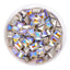 Phantom Purple Rectangle Shape Glass Pointed Back Fancy Rhinestones WholesaleRhinestone