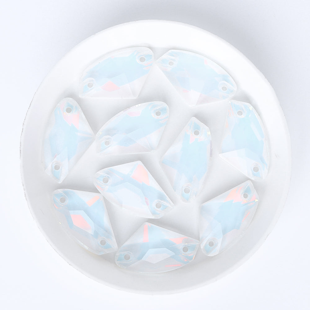 Crystal AM Galactic Shape High Quality Glass Sew-on Rhinestones WholesaleRhinestone