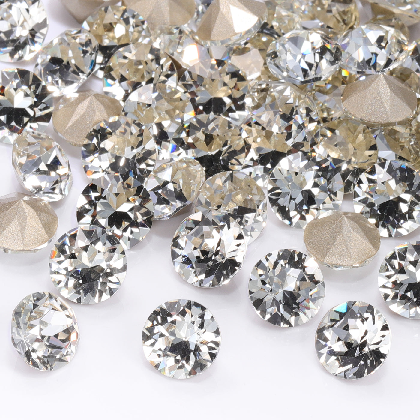 Crystal XIRIUS Chaton Shape High Quality Glass Pointed Back Fancy Rhinestones WholesaleRhinestone