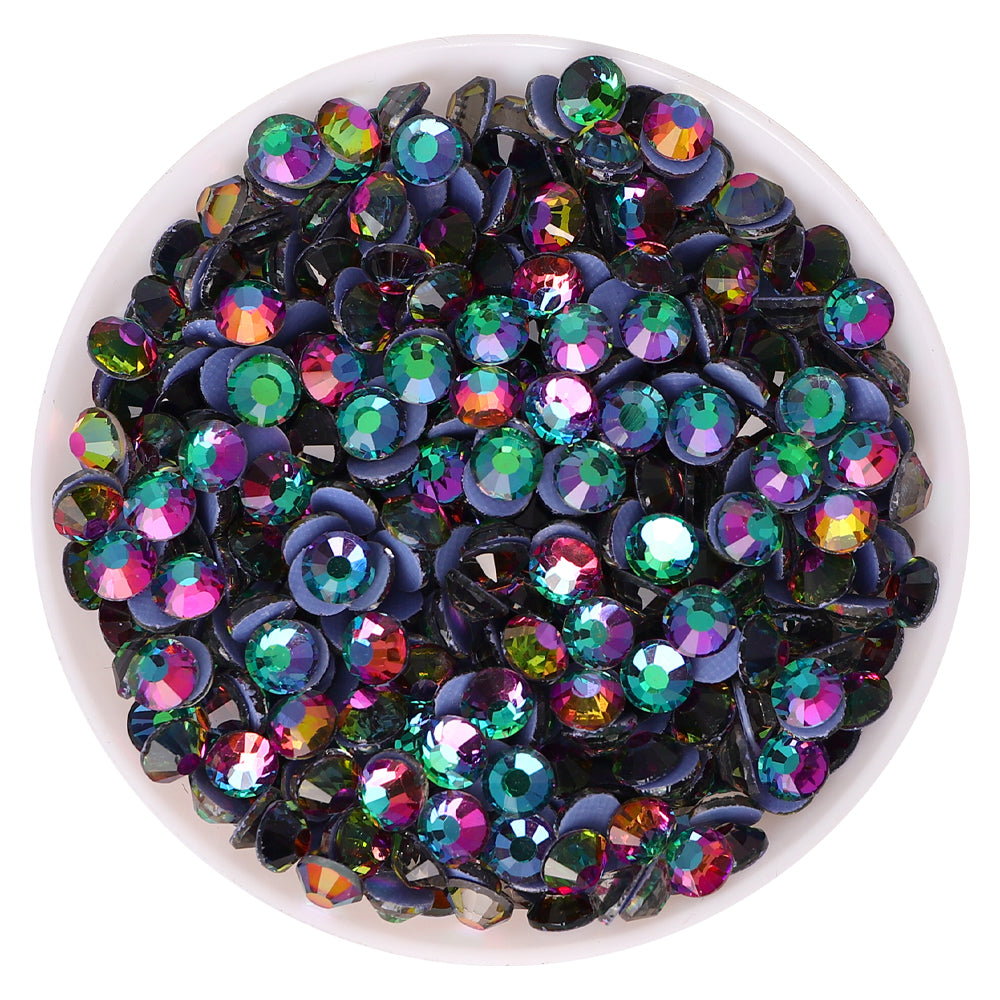 Green Volcano Glass HotFix Rhinestones WholesaleRhinestone Main image