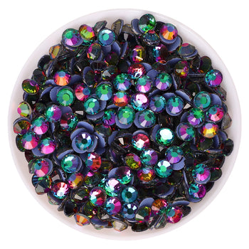 Green Volcano Glass HotFix Rhinestones WholesaleRhinestone