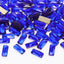 Rectangle Shape Sapphire Flat Back Fancy Rhinestones WholesaleRhinestone
