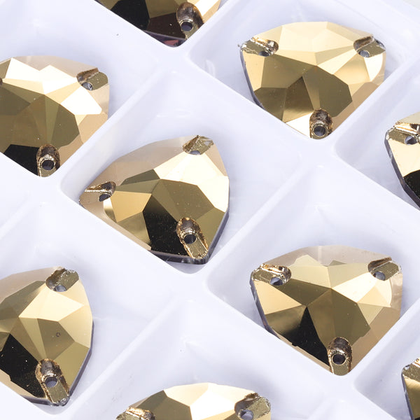 Dorado Trilliant Shape High Quality Glass Sew-on Rhinestones WholesaleRhinestone