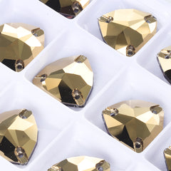 Dorado Trilliant Shape High Quality Glass Sew-on Rhinestones WholesaleRhinestone