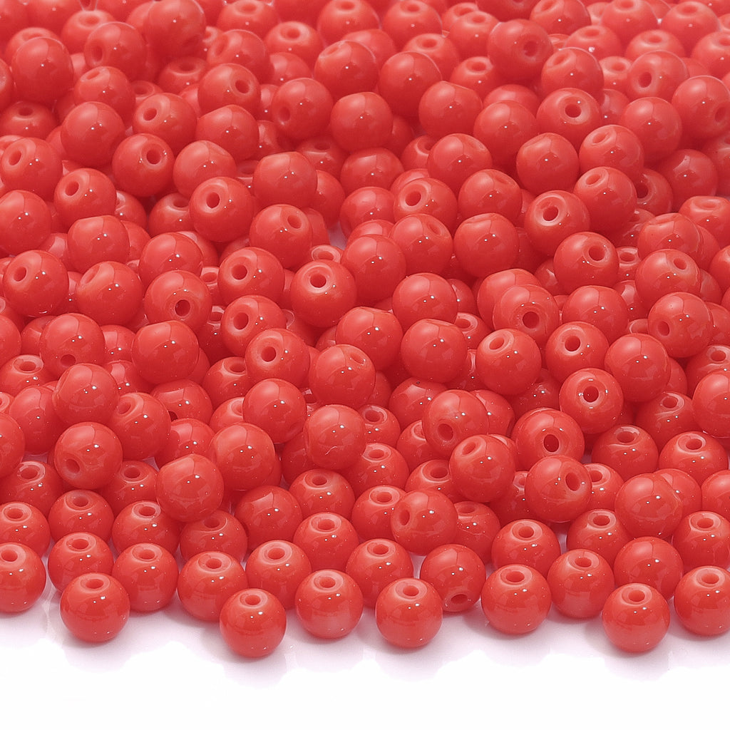 Various Colors 4.5 MM Round Shape Glass Seed Beads for Bracelets and Jewelry Making WholesaleRhinestone