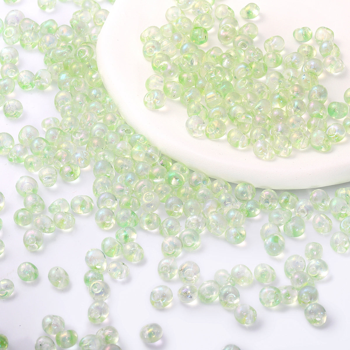Various Colors Transparent AB Drop Shape Glass Seed Beads WholesaleRhinestone