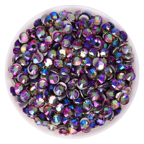 Paradise Blue Star Glass FlatBack Rhinestones Silver Back WholesaleRhinestone Hauptbild