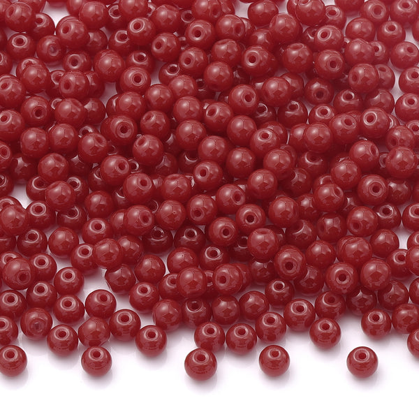 BSCZ020 4.5 MM Round Shape Glass Seed Beads for Bracelets and Jewelry Making WholesaleRhinestone