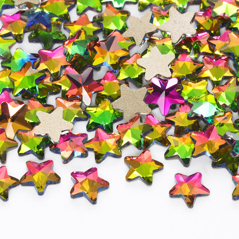 Star Shape Rainbow Flat Back Fancy Rhinestones WholesaleRhinestone Main image
