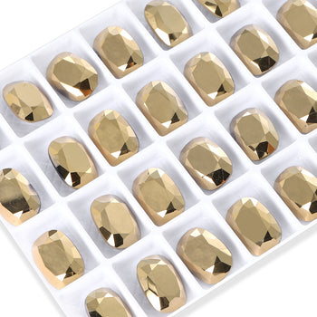 Dorado Cushion Shape High Quality Glass Pointed Back Fancy Rhinestones WholesaleRhinestone