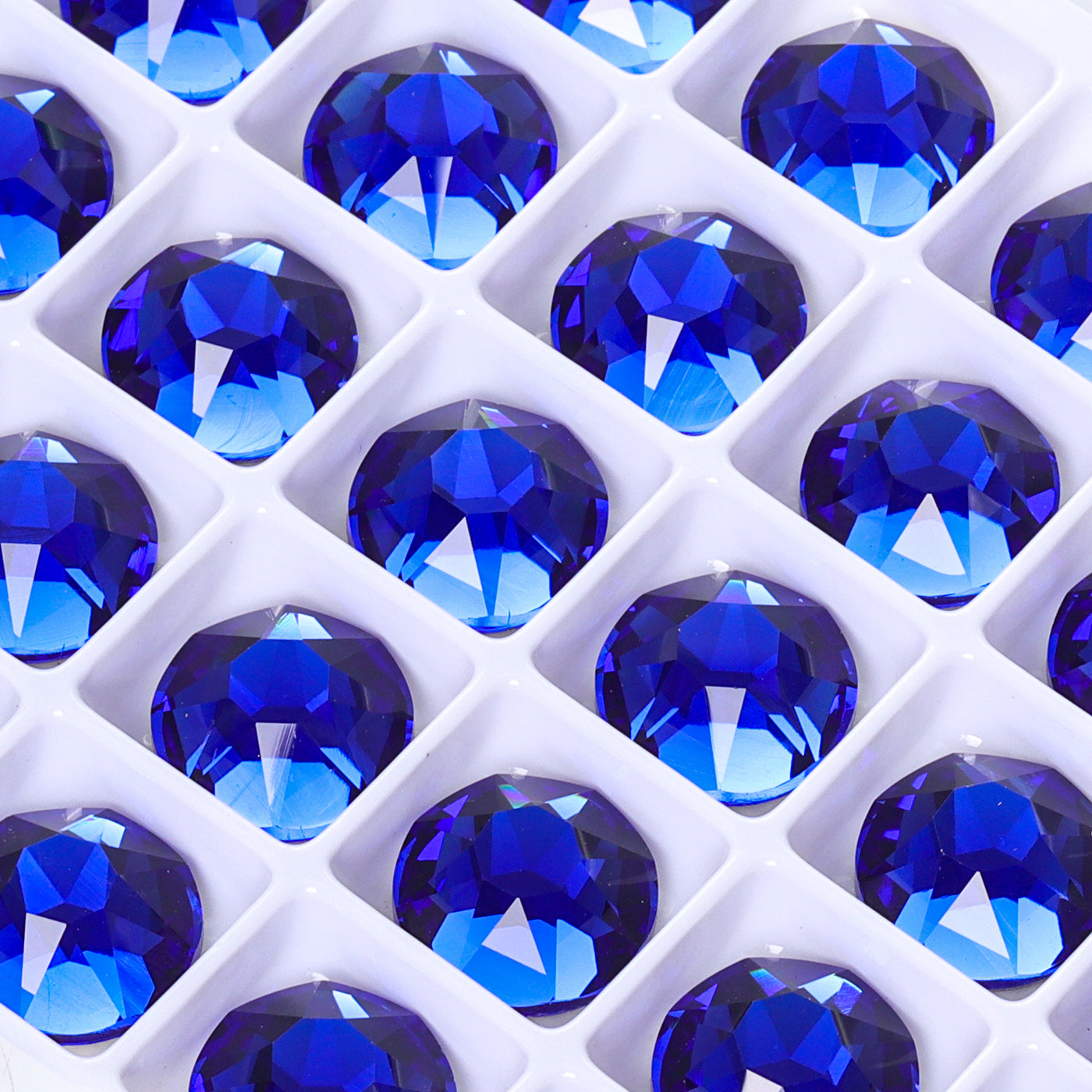 Crystal AB Xirius Ronde vorm Hoogwaardige glas afgeschuinde platte ruggengrenten Secundaire afbeelding