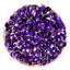Pure Purple Glass FlatBack Rhinestones Silver Back WholesaleRhinestone
