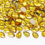 Raindrop Shape Citrine Flat Back Fancy Rhinestones WholesaleRhinestone
