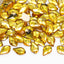 Maple leaves Shape Citrine Flat Back Fancy Rhinestones WholesaleRhinestone