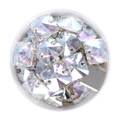 Crystal Transmission Rivoli Square Shape High Quality Glass Sew-on Rhinestones WholesaleRhinestone