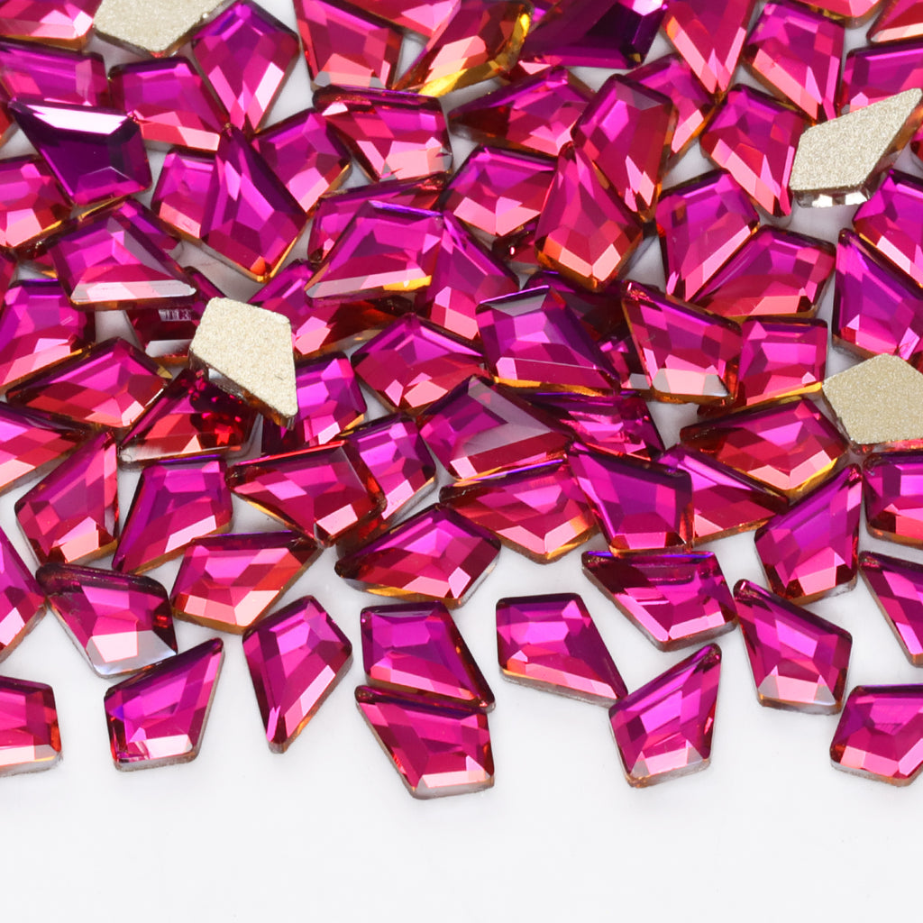 Arrow Shape Purple Volcano Flat Back Fancy Rhinestones WholesaleRhinestone