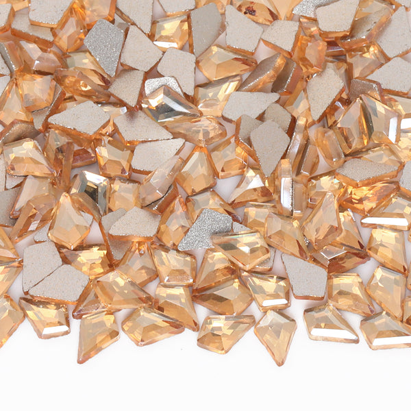 Arrow Shape Golden Shadow Flat Back Fancy Rhinestones WholesaleRhinestone