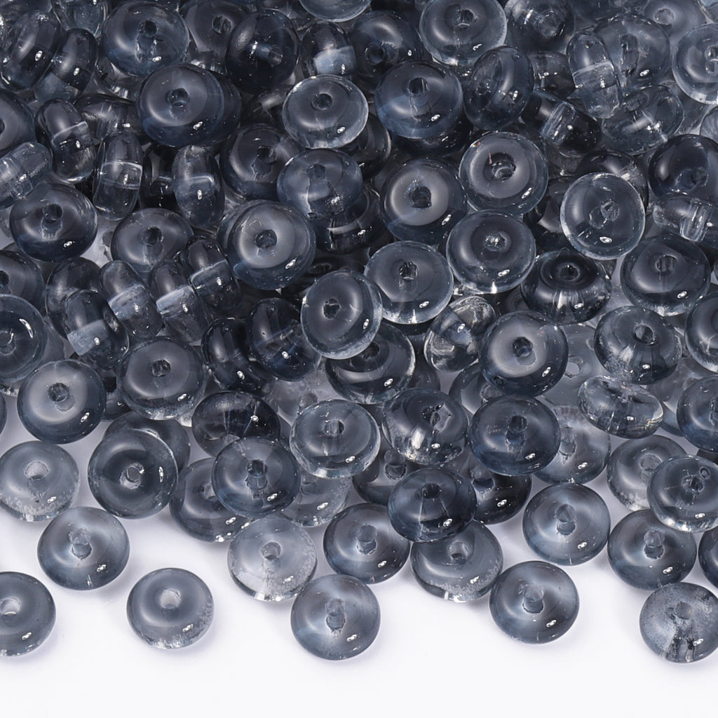 Various Colors Transparent Candy Series Lucky Buckle Shape Glass Seed Beads WholesaleRhinestone