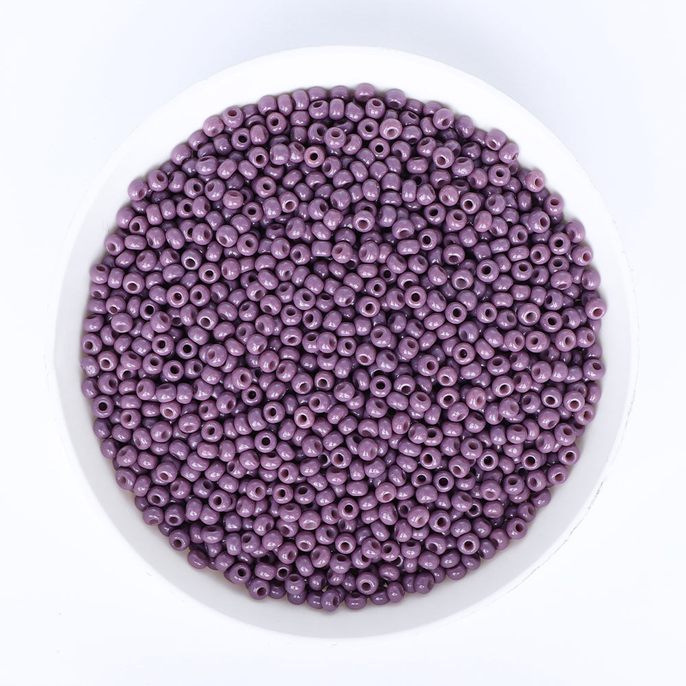 Glass Galvanized Seed Beads 12/0 Size 1.8mm GA-1048 Color Secondary image