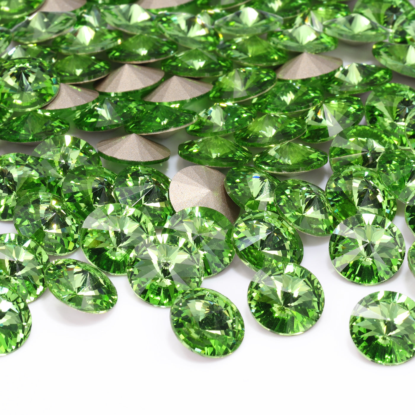 Peridot Rivoli Forma de vidrio de alta calidad puntiaguda de diario infantil elegante Imagen secundaria del producto
